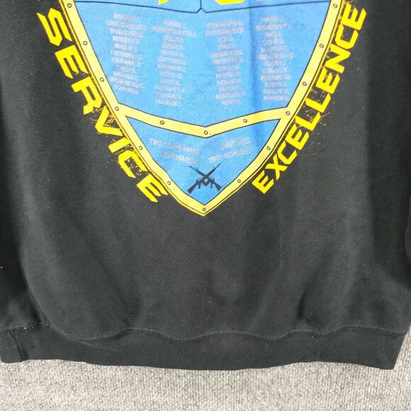 Gildan Men's FLT 038 Warthogs Pullover Graphic Hoodie Black Medium Military - Picture 10 of 16